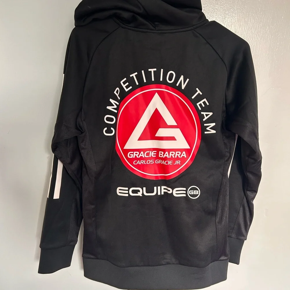 Gracie Barra Competition Team Adidas Jiu Jitsu Zip Hoodie - Picture 2 of 6